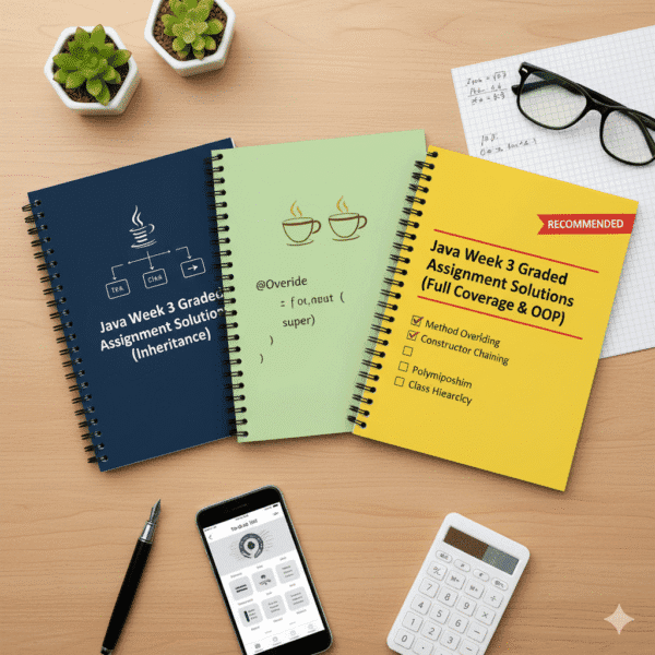 Java Week 3 Graded Assignment Solutions | GradeBoost